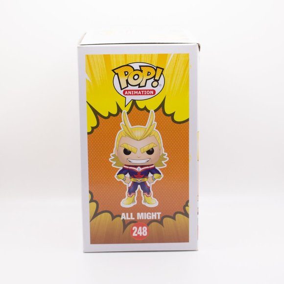 Funko Pop Vinyl MHA My Hero Academia All Might Hero Costume #248 (in Box GUC) - Picture 4 of 6